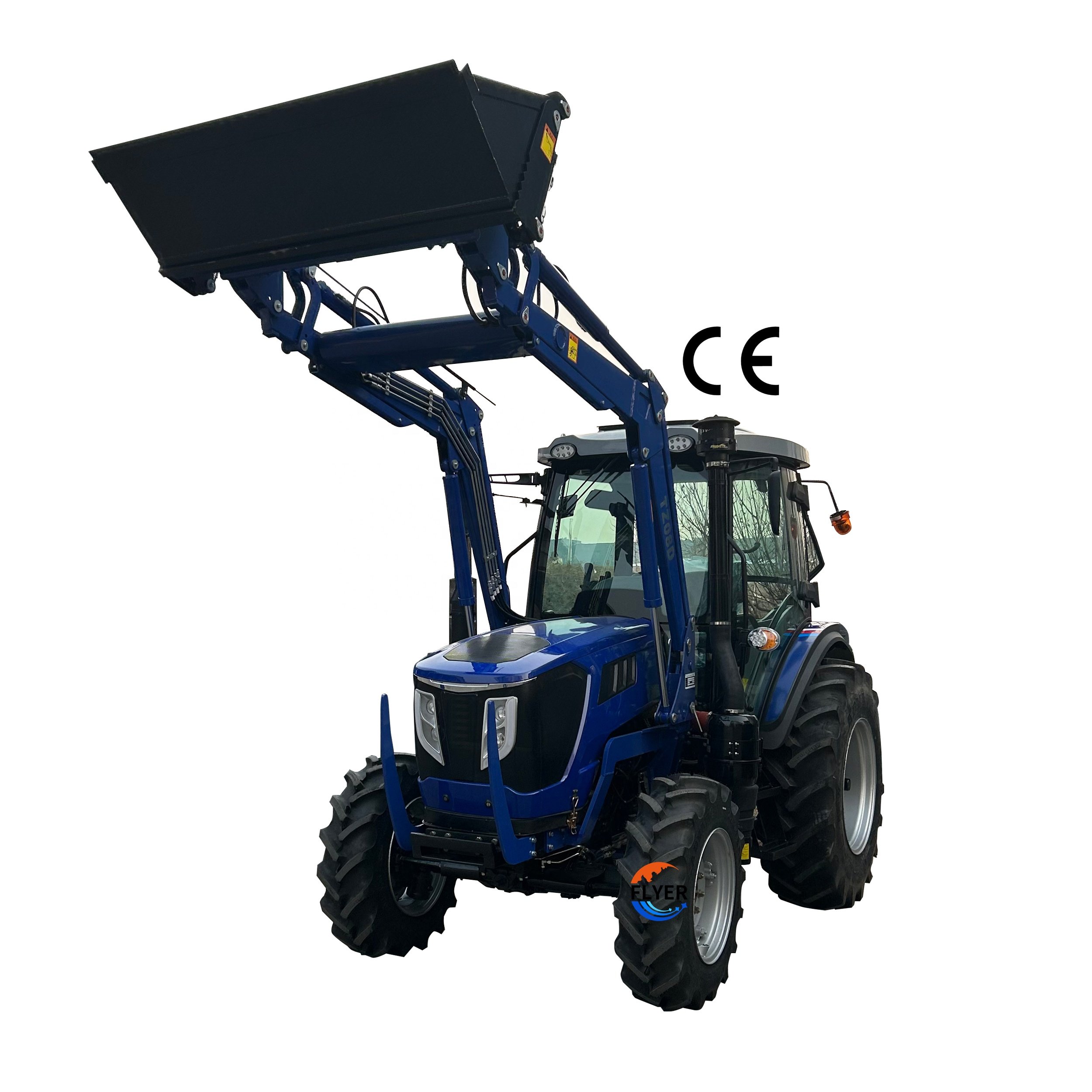 Farm Machines China Farming 40HP 50HP 60HP Small Tractor Top Quality Hydraulic Steering Push Land Leveler