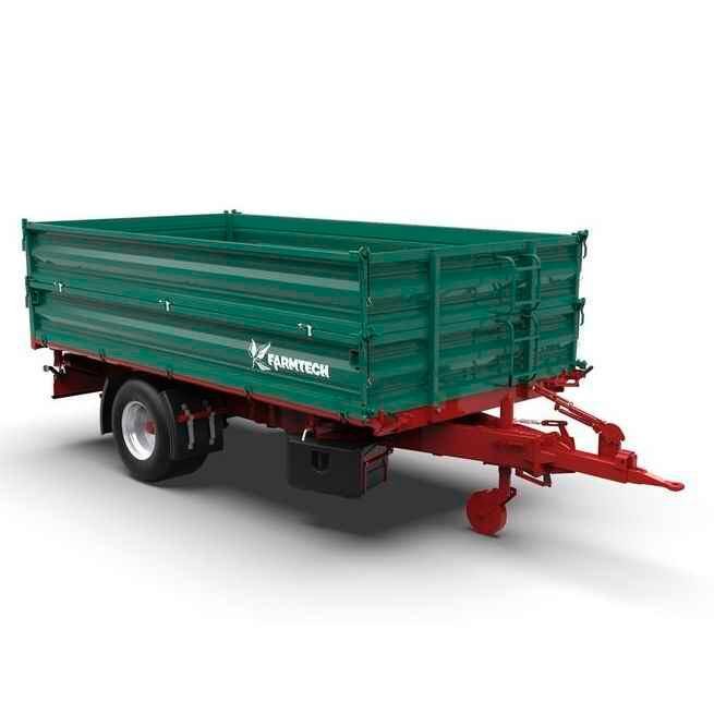 Cheap Agricultural Tractor Hydraulic Tipping Trailer for Tractors/2-wheel Tipper Trailer ,off-road Use Farm Trailer