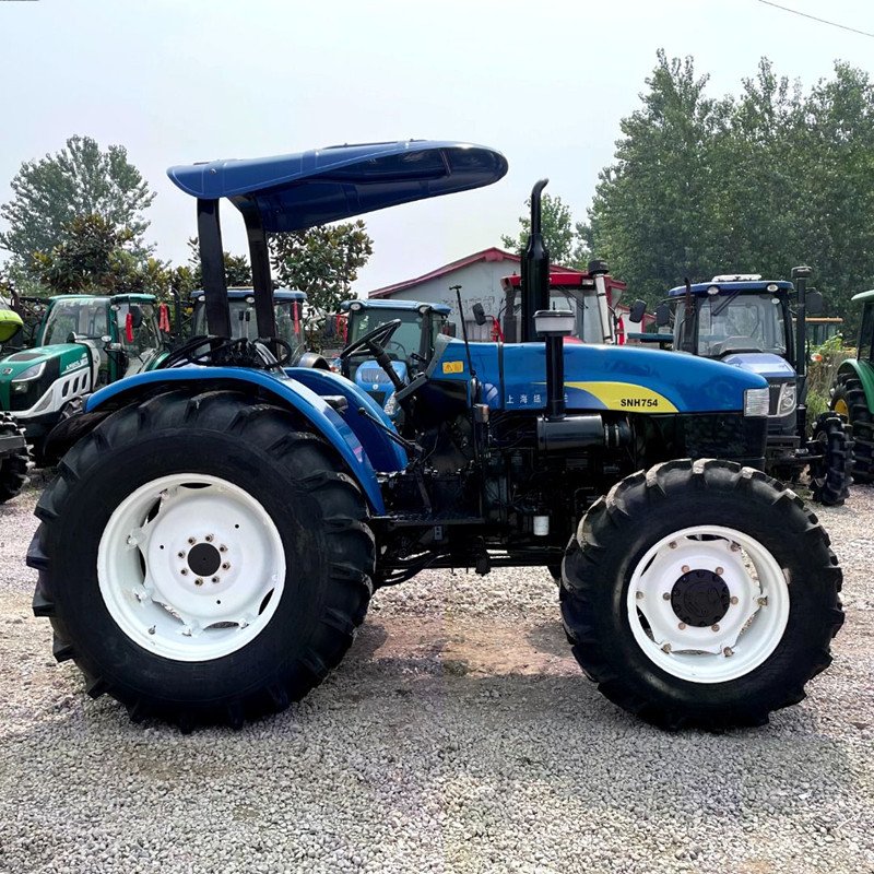 75Hp Used Tractor Agriculture Second-Hand Shanghai SNH754 Tractors