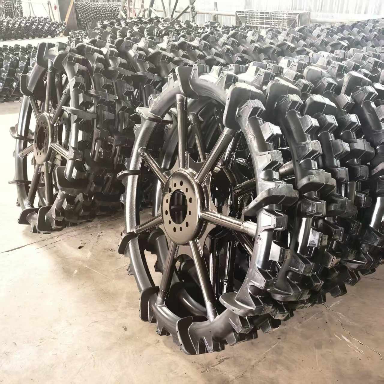 High Quality Anti-Sinking Wheel Widened Rubber Solid Wheel Manufacturer for Agricultural Tractor Tires