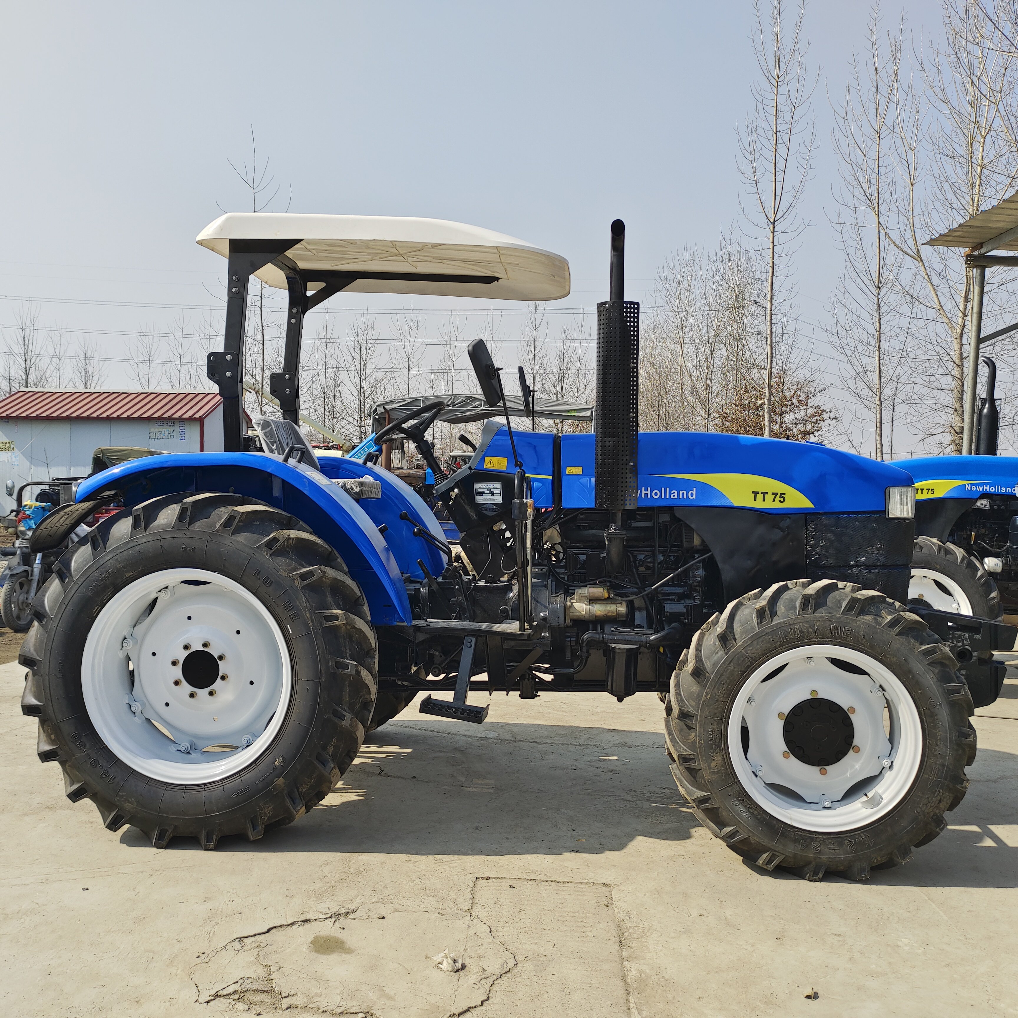 Hot Sale Agricultural Farm New TT75 Holland Wheeled China Cheap Tractor