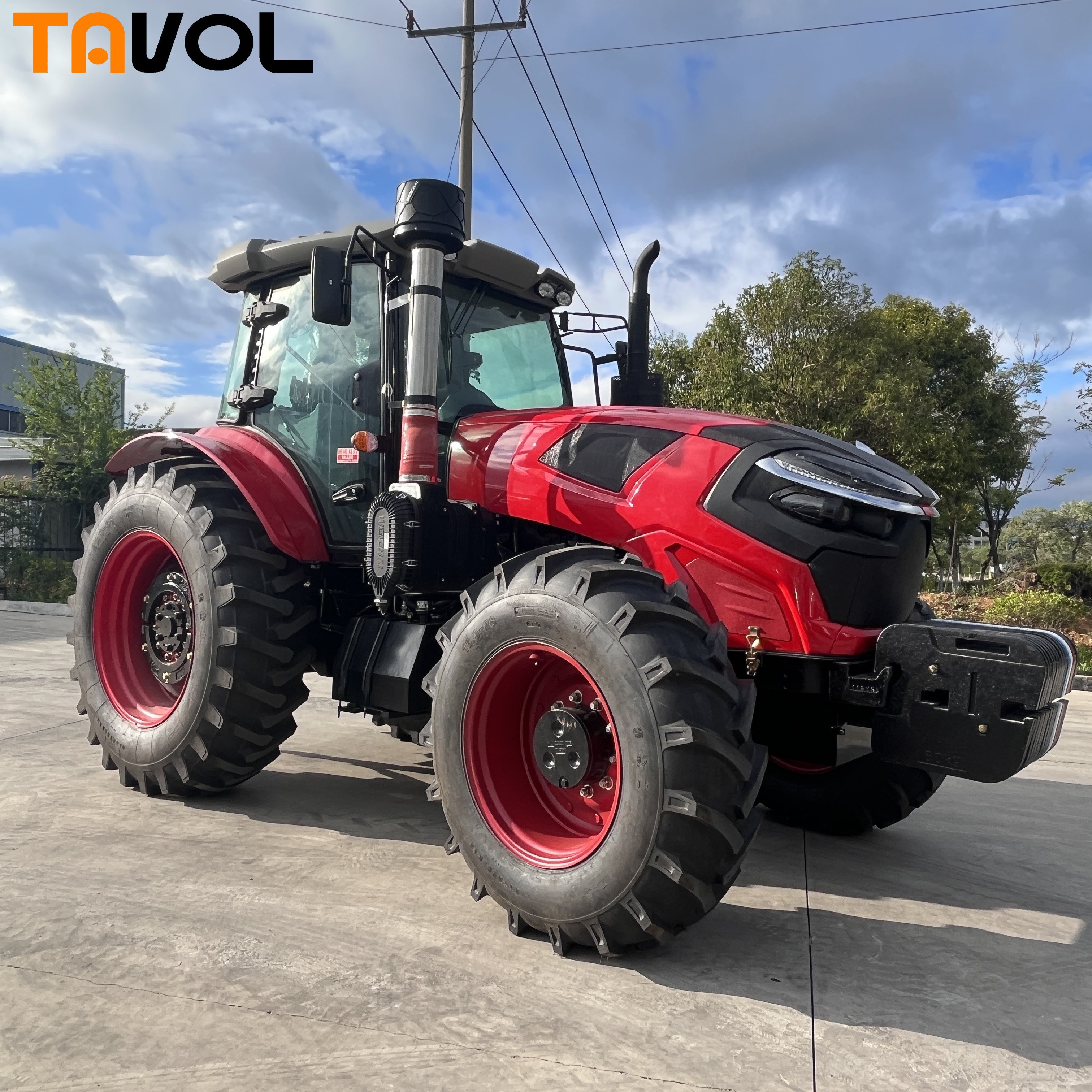 Top Brand Tavol Manufacturer Heavy Duty 250 hp 260hp 280hp 4x4 Agricultural Farm Tractor Agriculture Machinery Equipment Price