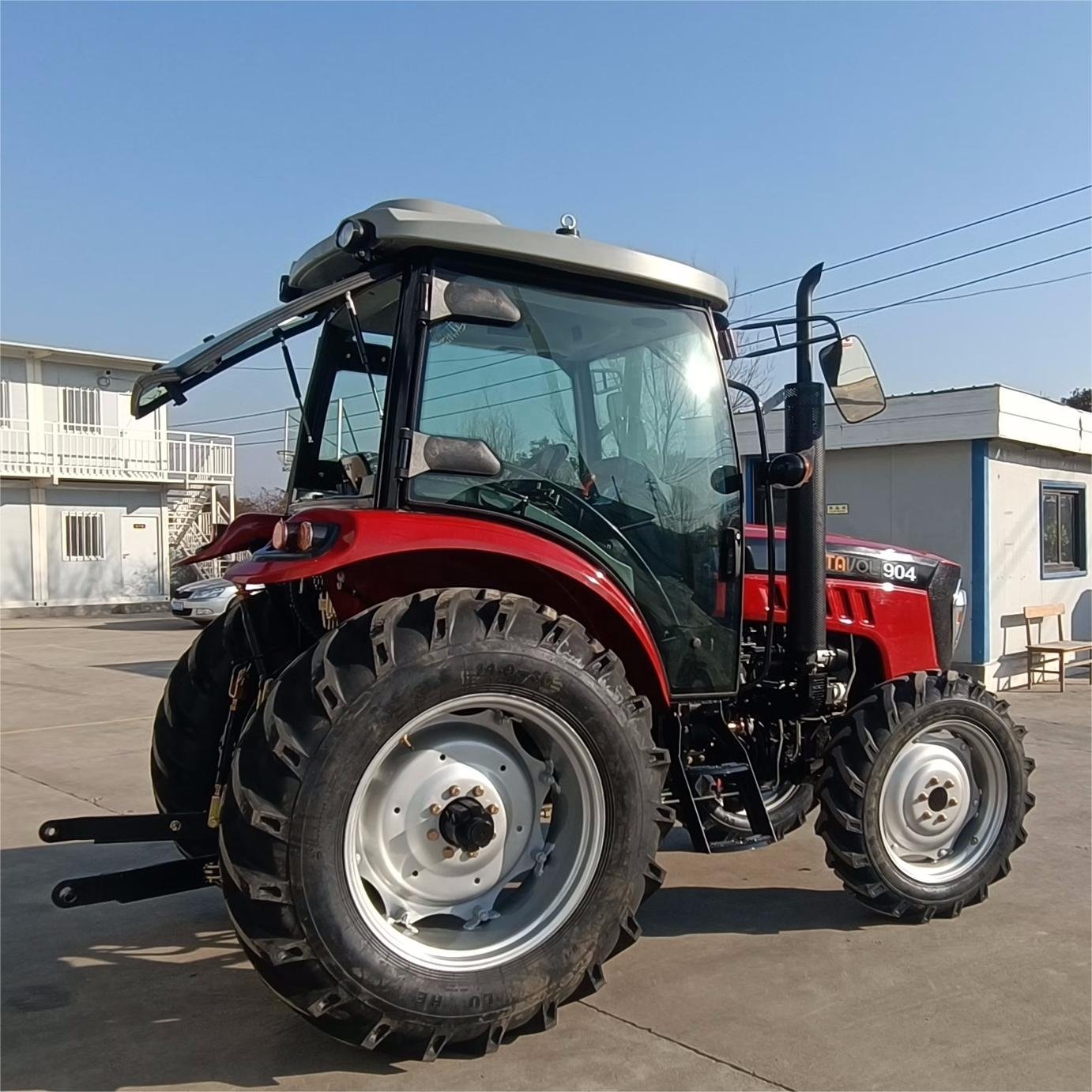 TAVOL 90hp 4WD Tractors for Farming Land Hydraulic Output Agricultural Tractors With Counterweight