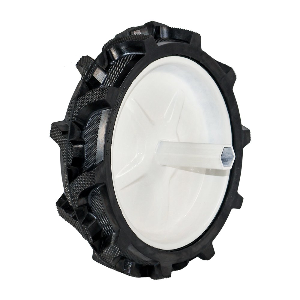 High Quality Polyurethane Farming Equipment Wheel 13x3.50 Mini Tiller Solid Flat Free Wheels