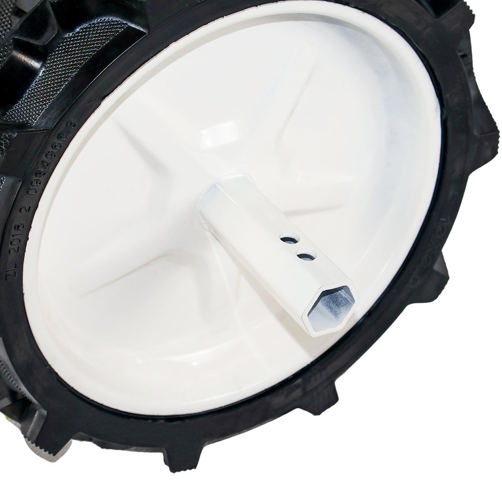 High Quality Polyurethane Farming Equipment Wheel 13x3.50 Mini Tiller Solid Flat Free Wheels