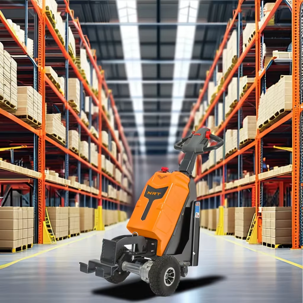 Pneumatic Drive Wheel DC Power Electric Battery Power Tow Tractor