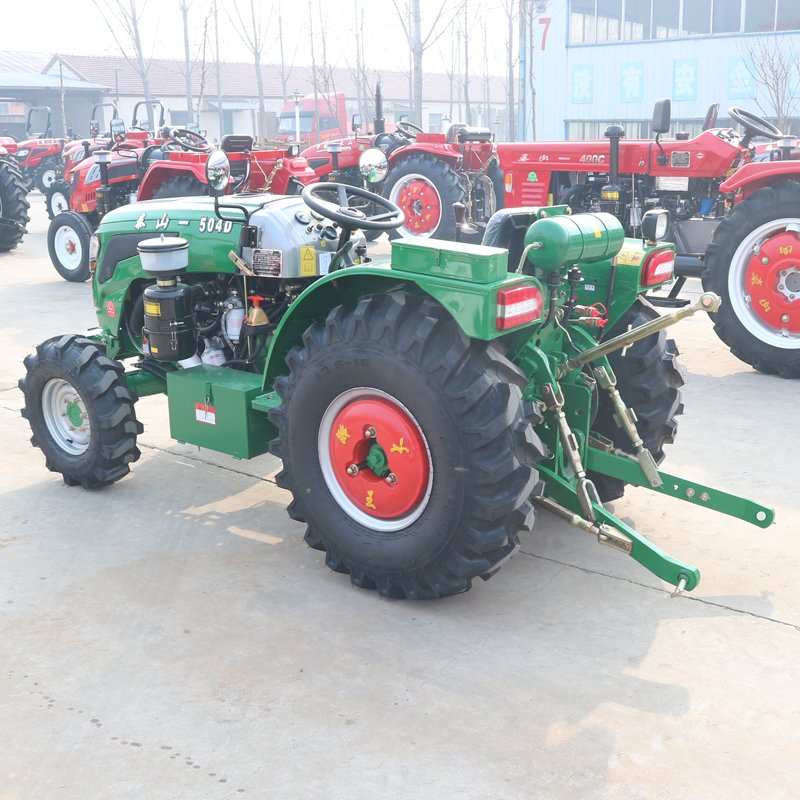 50hp Wheel Tractor 4X4wd with Farming Equipment Agricultural Machinery Mini Compact Loader