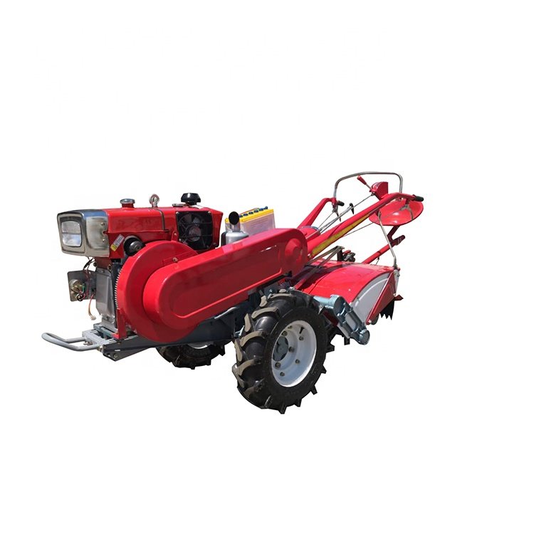 Power Tiller 2 Wheel Mini Walking Hand Tractor Mini Diesel Tractors Hot Sale