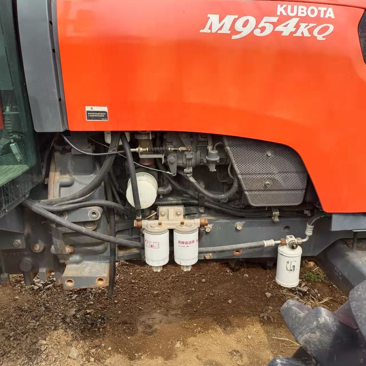 Farm Machine 4 Wheel 95hp Diesel Used Kubota Tractor 954 for Sale