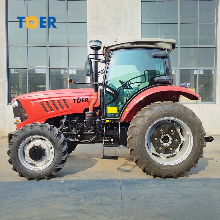 2025 TDER Agricultural Machine Equipment 4 Cylinder Engine 120hp Tractor with bluetooth Speaker