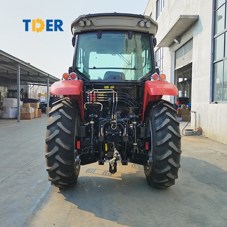 2025 TDER Agricultural Machine Equipment 4 Cylinder Engine 120hp Tractor with bluetooth Speaker