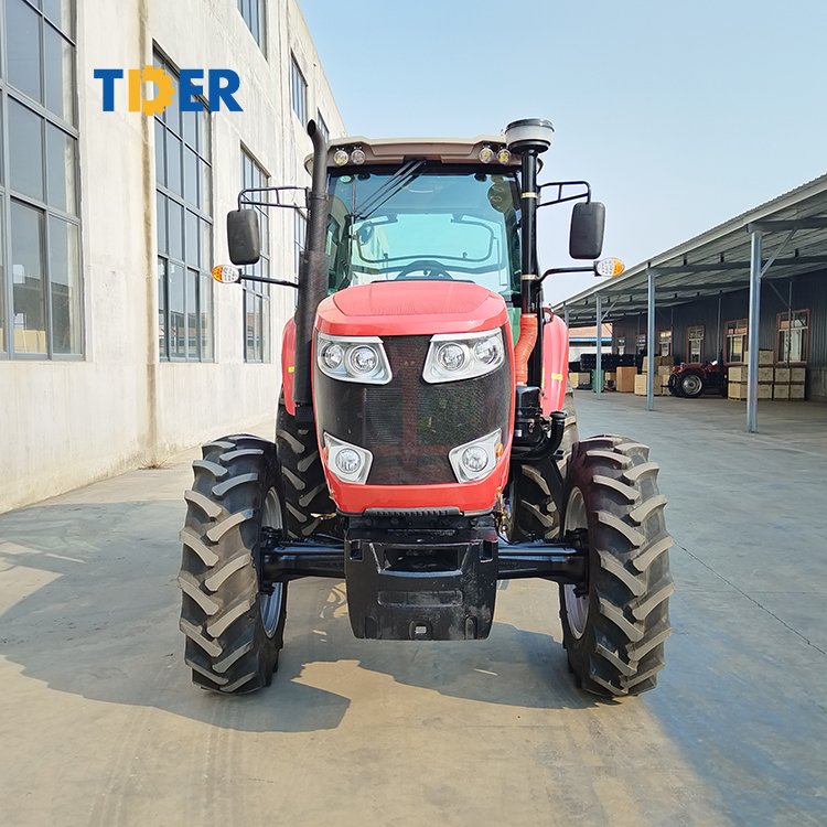 2025 TDER Agricultural Machine Equipment 4 Cylinder Engine 120hp Tractor with bluetooth Speaker
