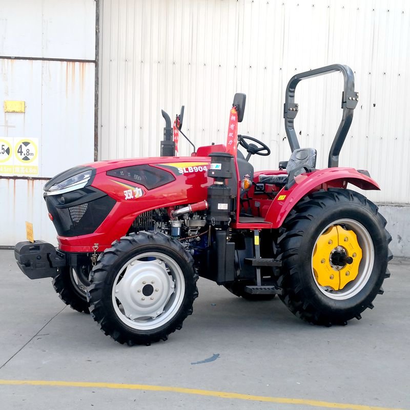 Agricultural Machinery Equipment Tractor 90HP 4WD Rops/Canopy 12F+12R Hot Sale 4 Cylinder Water Cooled Farm Tractor Price