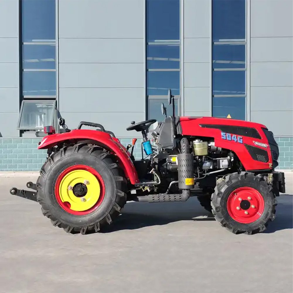 Mini Tractor 80hp 4wd Farming Machinery Ploughing Equipment Agriculture Tractors