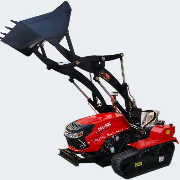 Tractor Manufacturer Steering Wheel Crawler Tractor Planting Corn Straw Harvester Rotary Tiller Crawler Tractor Digging Bucket