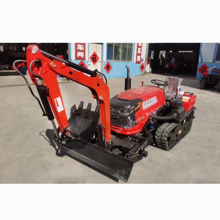 Tractor Manufacturer Steering Wheel Crawler Tractor Planting Corn Straw Harvester Rotary Tiller Crawler Tractor Digging Bucket