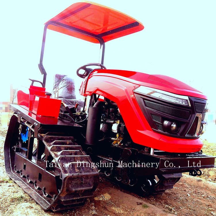Tractor Manufacturer Steering Wheel Crawler Tractor Planting Corn Straw Harvester Rotary Tiller Crawler Tractor Digging Bucket