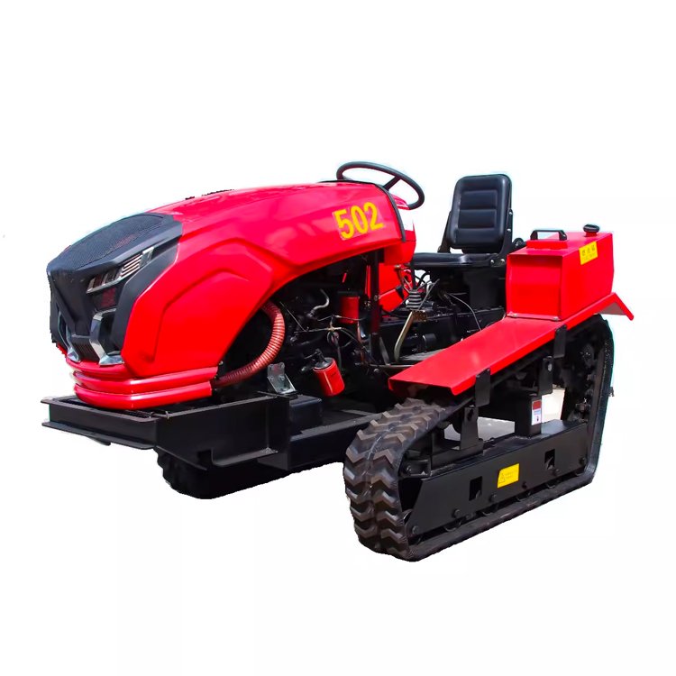 Tractor Manufacturer Steering Wheel Crawler Tractor Planting Corn Straw Harvester Rotary Tiller Crawler Tractor Digging Bucket