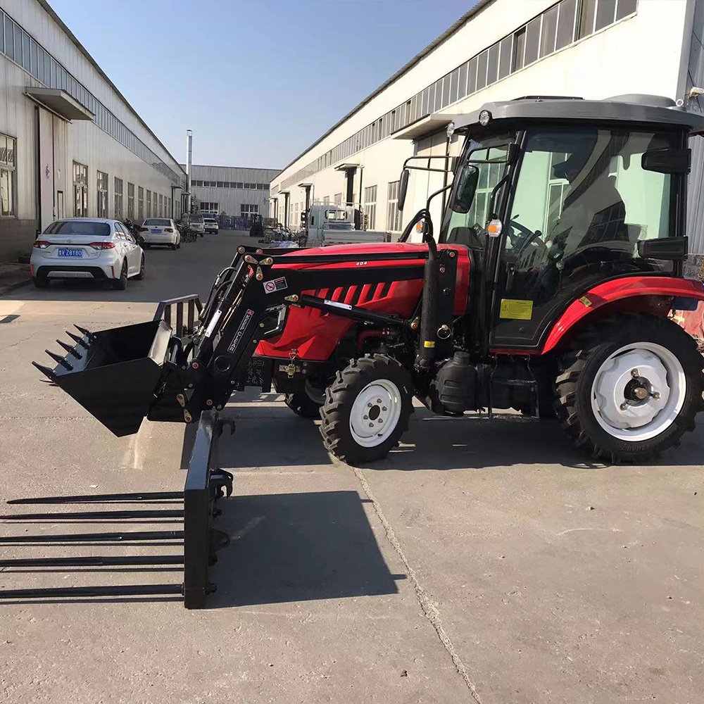 Small Farm Tractor 25hp 30hp 35hp 40hp Mini Tractor with Front End Loader and Backhoe Mower for Tractor Sale