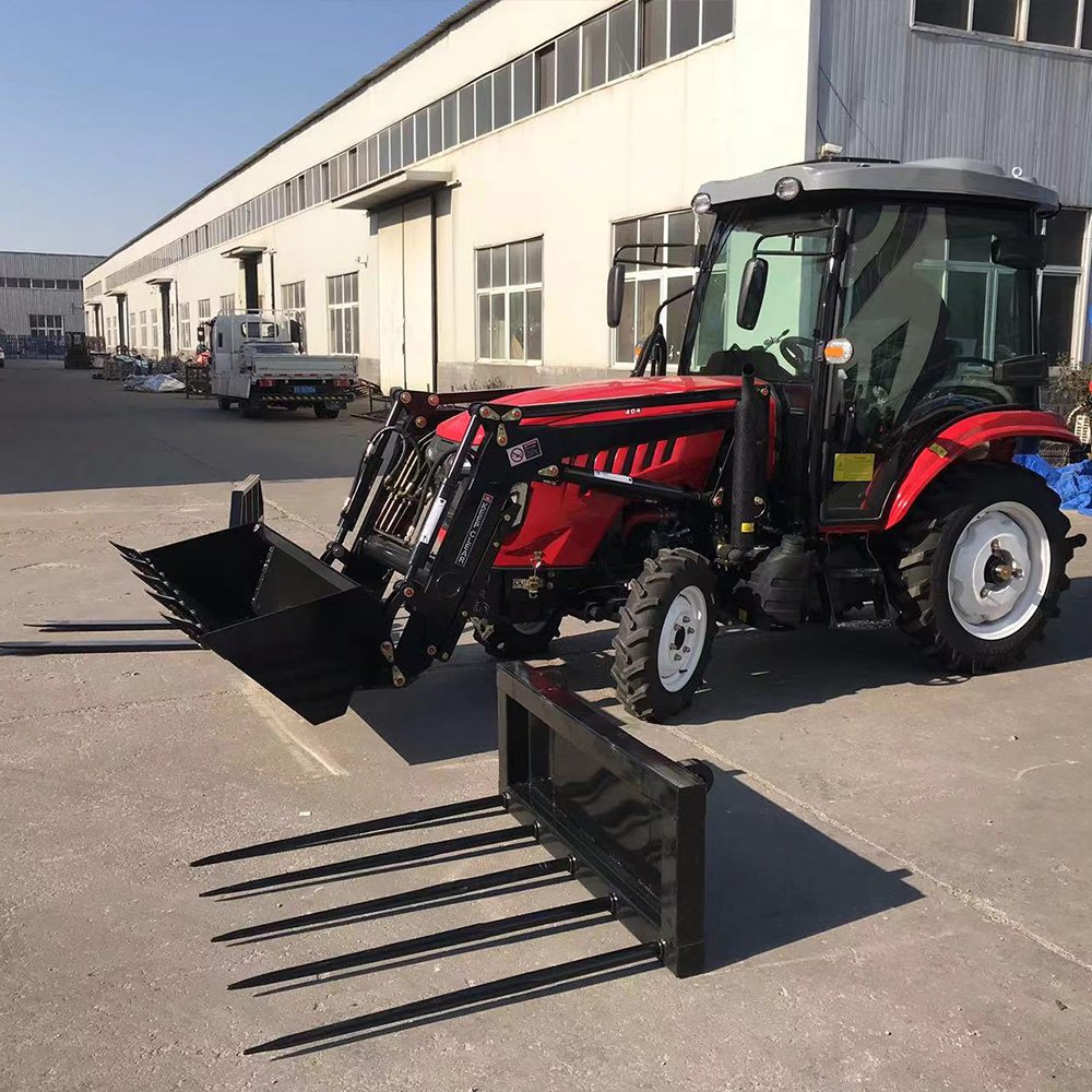 Small Farm Tractor 25hp 30hp 35hp 40hp Mini Tractor with Front End Loader and Backhoe Mower for Tractor Sale
