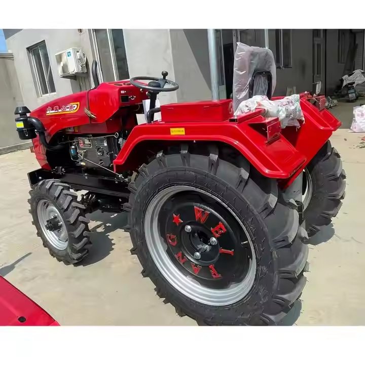 25hp 35hp Mini 4x4 Wheel Tractor Agricultural Machinery Farm Tractor with Small Excavator Backhoe Loader