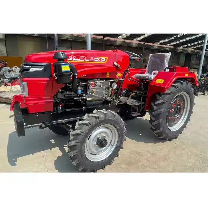 25hp 35hp Mini 4x4 Wheel Tractor Agricultural Machinery Farm Tractor with Small Excavator Backhoe Loader