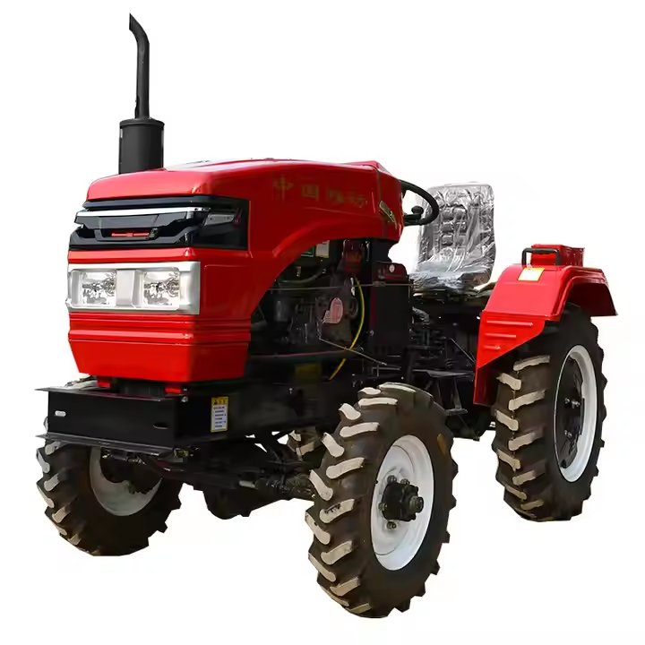 25hp 35hp Mini 4x4 Wheel Tractor Agricultural Machinery Farm Tractor with Small Excavator Backhoe Loader