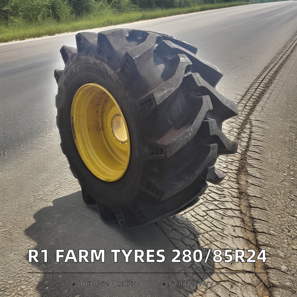 New 280/85R24 320/85R24 Agricultural Bias Tire R1 Pattern Farm Tractor Tyre for Foton Truck for Farm Use