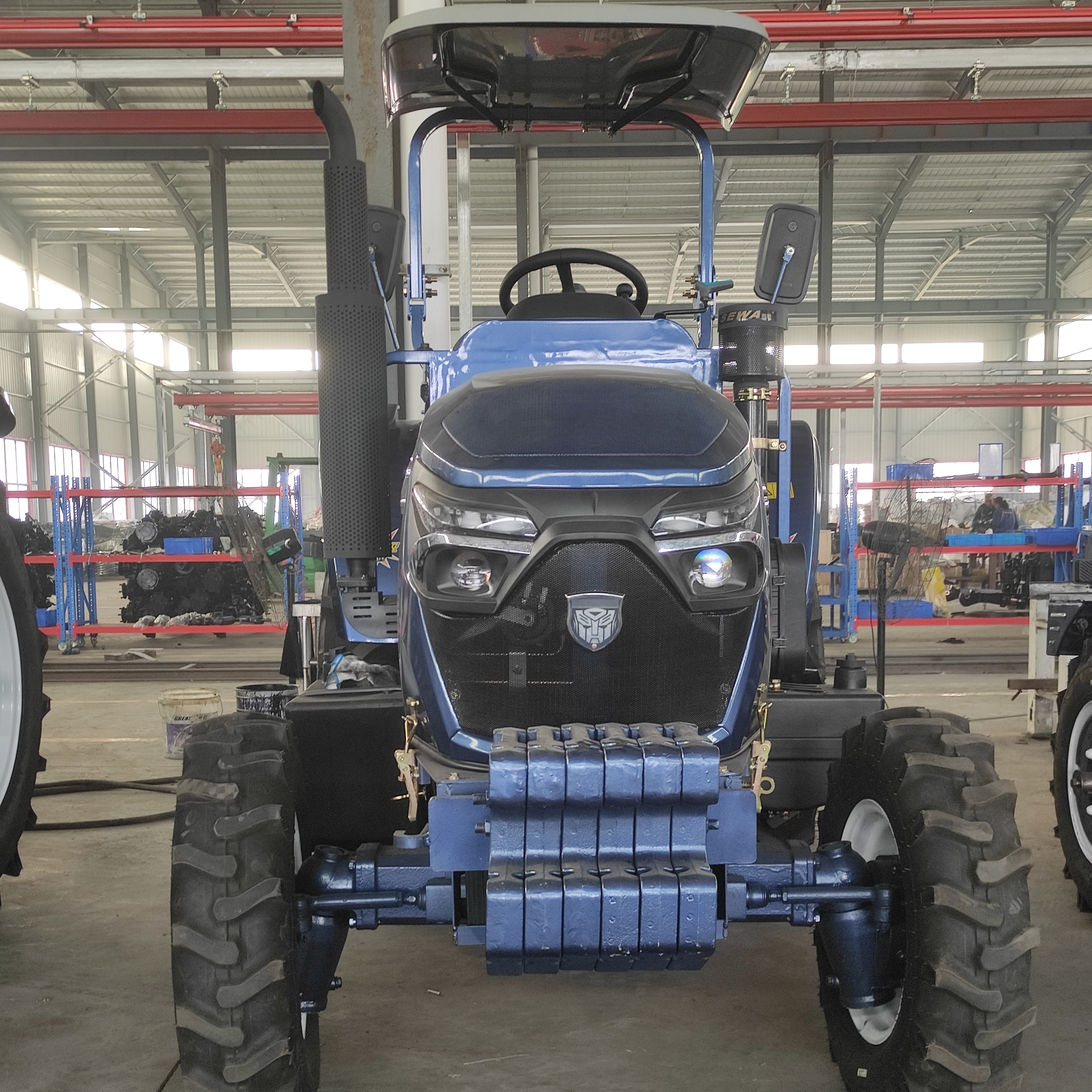 80hp 4x4 Traktor Diesel Engine Farm Tractor for Agriculture Electric Start Wheel Tractor with Core Motor Component 4WD Wheel