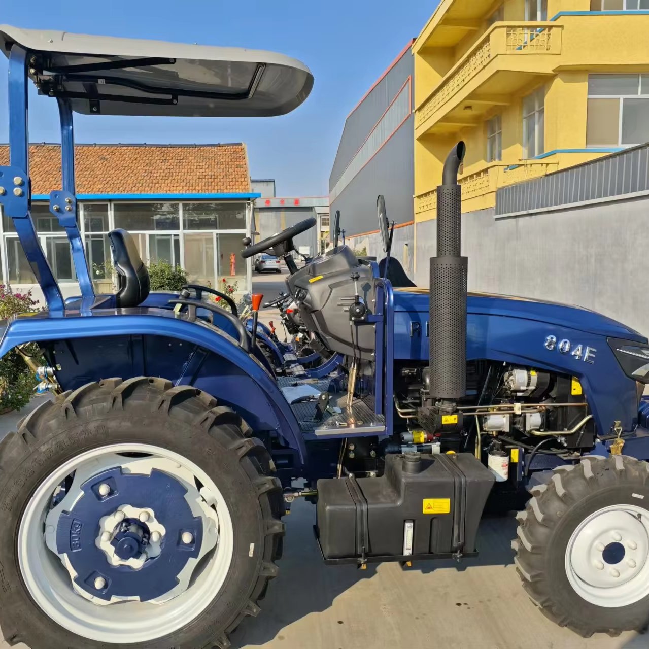 80hp 4x4 Traktor Diesel Engine Farm Tractor for Agriculture Electric Start Wheel Tractor with Core Motor Component 4WD Wheel