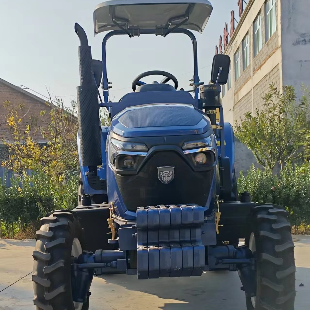 80hp 4x4 Traktor Diesel Engine Farm Tractor for Agriculture Electric Start Wheel Tractor with Core Motor Component 4WD Wheel