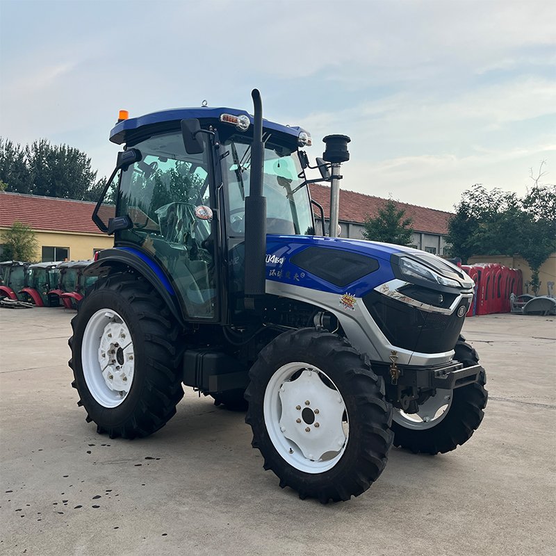 Deluxe Cab Reinforced 50 HP 4x4 Farm Tractor High-Performance Agricultural Vehicle