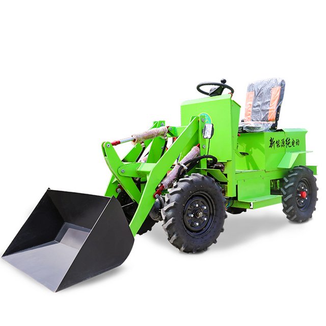 Manufacturer Mini Loaders Ce Small Farming Front Loader 4X4 0.8Ton 1Ton 2Ton Agricultural Mini Front Loader