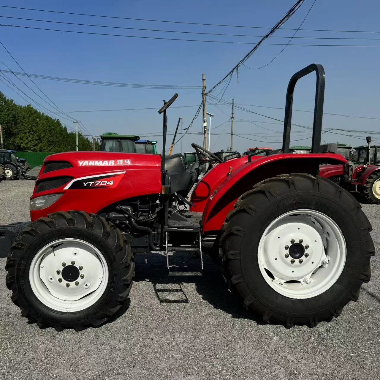 YT704 70HP Used 4 WD Yanmar Second Hand Agricultural Tractor for Sale