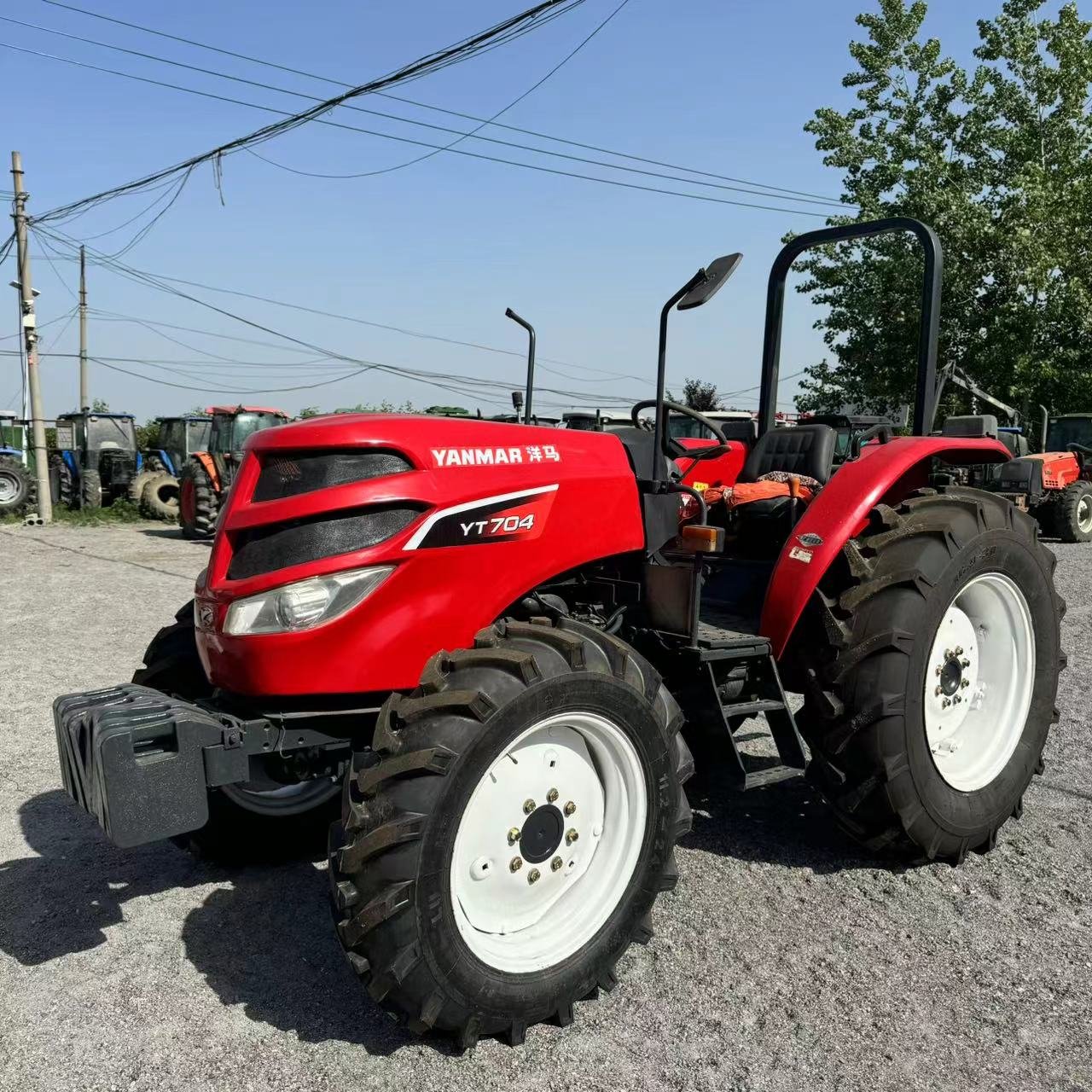 YT704 70HP Used 4 WD Yanmar Second Hand Agricultural Tractor for Sale