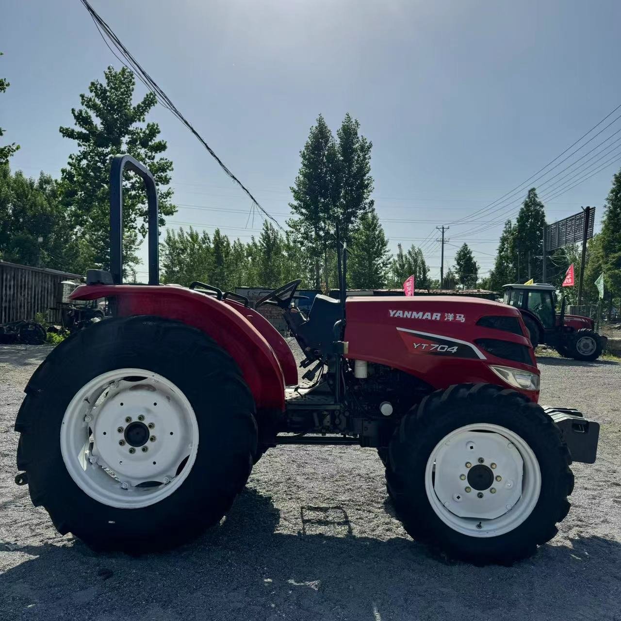 YT704 70HP Used 4 WD Yanmar Second Hand Agricultural Tractor for Sale