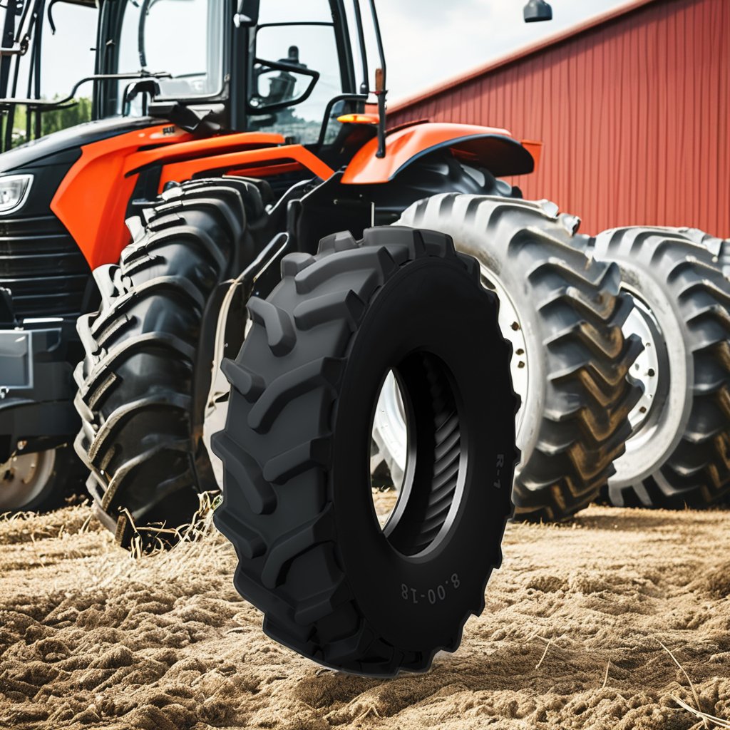 8.00-18 Good Tear-resistant and Puncture-resistant Agricultural Small Tractor Tire