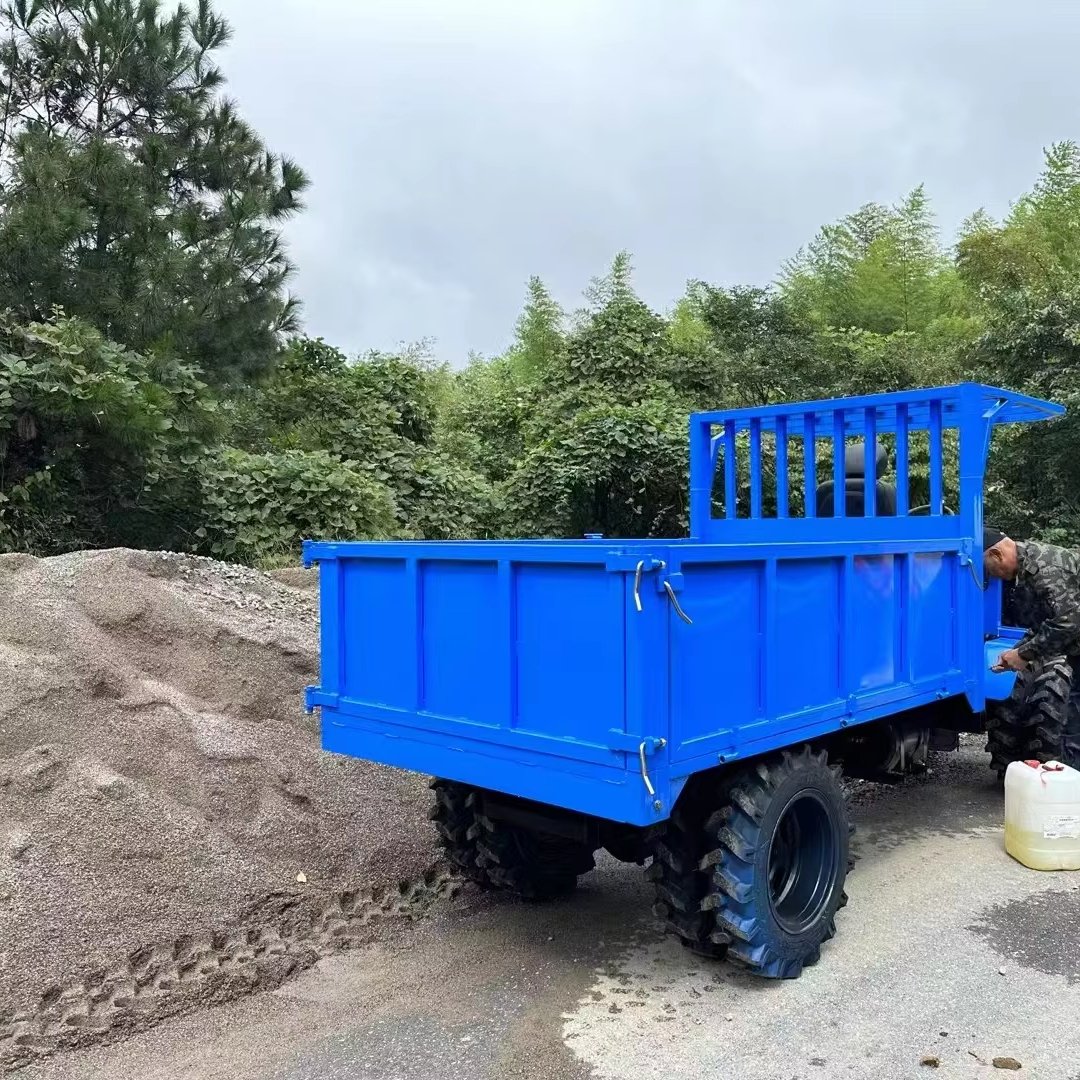 Factory Small Diesel 4wd Lift Hydraulic 4 Cyl. 64HP Hilly UTV Utility Vehicle Offroad Farm Machine FWD RWD Palm Wheel Tractor