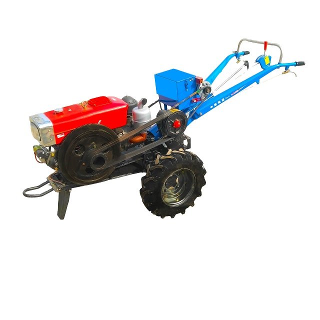 Hot Sale Farm Mini Farm Diesel Monoculture Power Tiller Two Wheel Mini Walking Hand Tractor for Sale 18hp 20hp 22hp