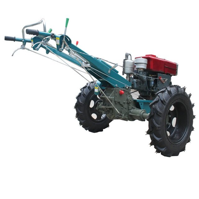 Hot Sale Farm Mini Farm Diesel Monoculture Power Tiller Two Wheel Mini Walking Hand Tractor for Sale 18hp 20hp 22hp