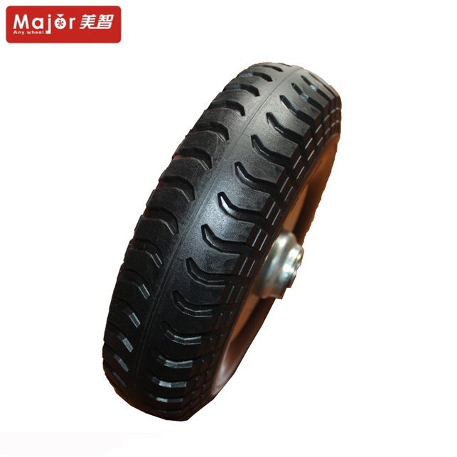 3.00-4 Tire and Rim Airless Small Agricultural Tyres 10 Inch Pu Foam Wheel for Tractor