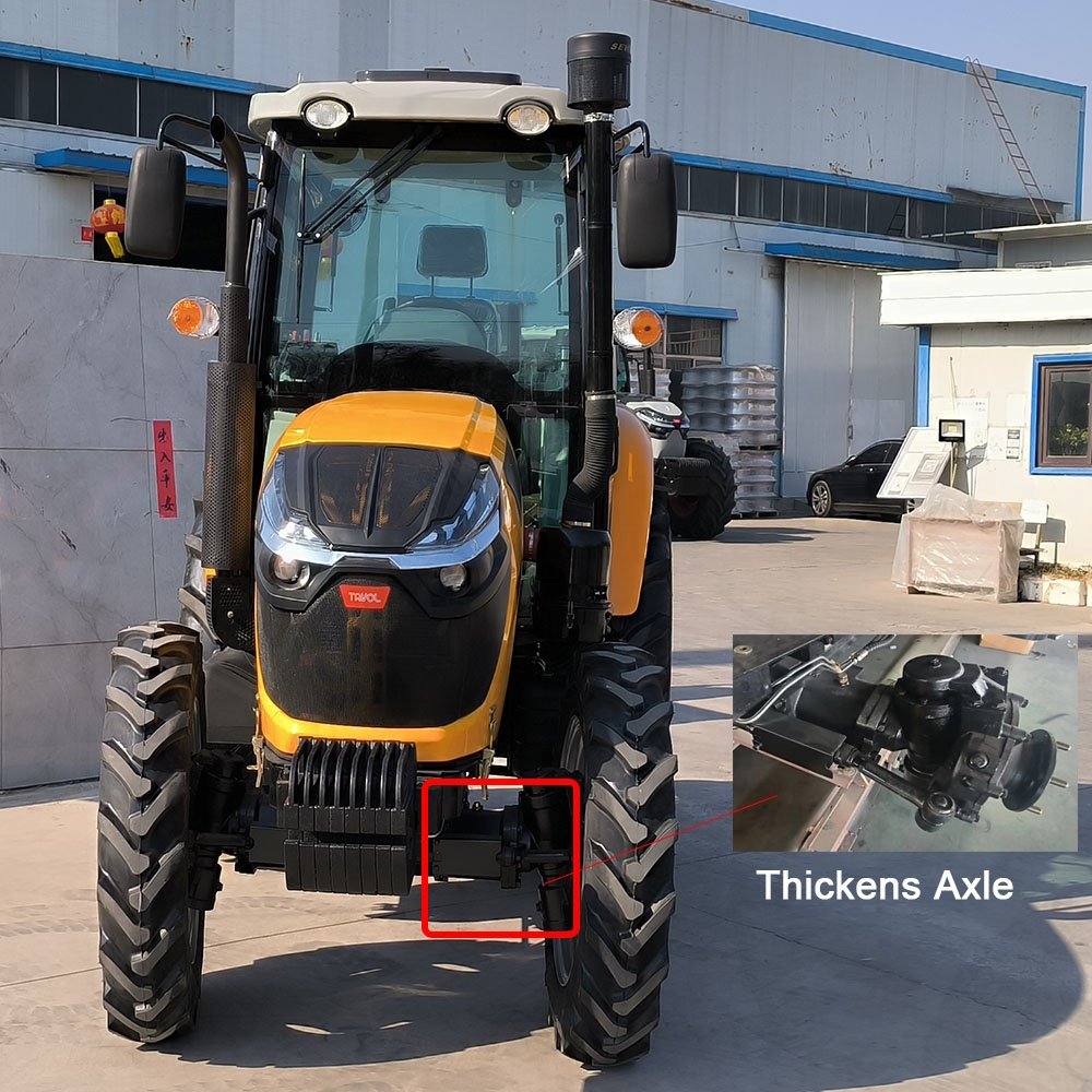 Custom Tractor 90hp Farm Tractors for 90HP diesel Made in China Tractors Mini Four Wheel Farming Machine Agricultural