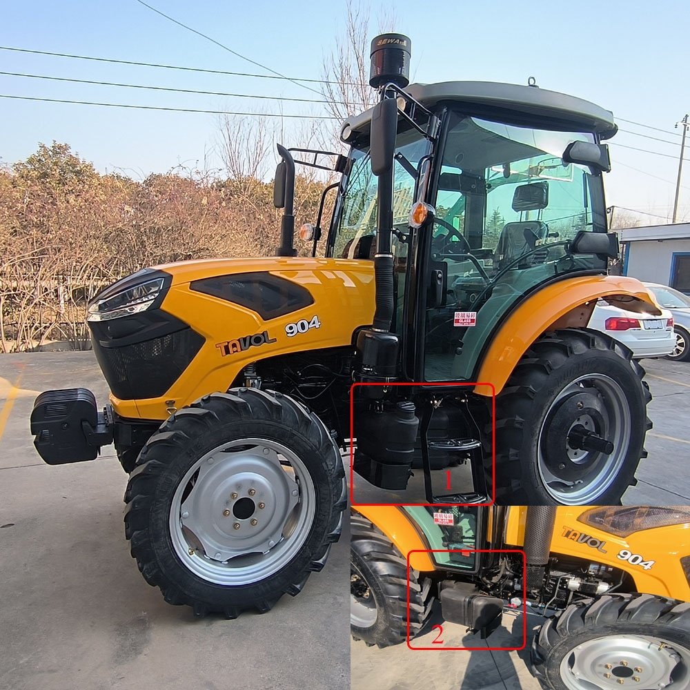 Custom Tractor 90hp Farm Tractors for 90HP diesel Made in China Tractors Mini Four Wheel Farming Machine Agricultural