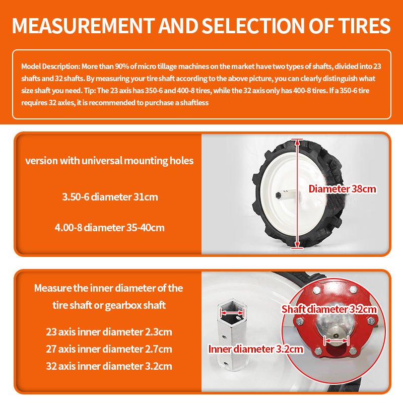 China Factory Supply 4.00-8 Tiller Wheel Tyre Power Tiller Solid Tyres for Mini Tiller Agriculture