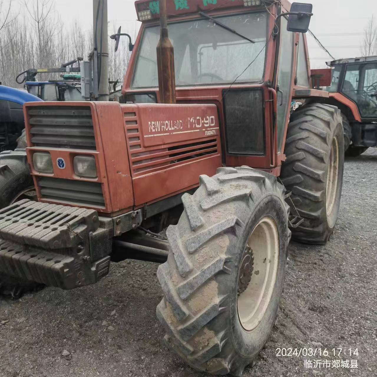 Used Farm Tractor Holland 110-90 Fiat Agricultural Tractors