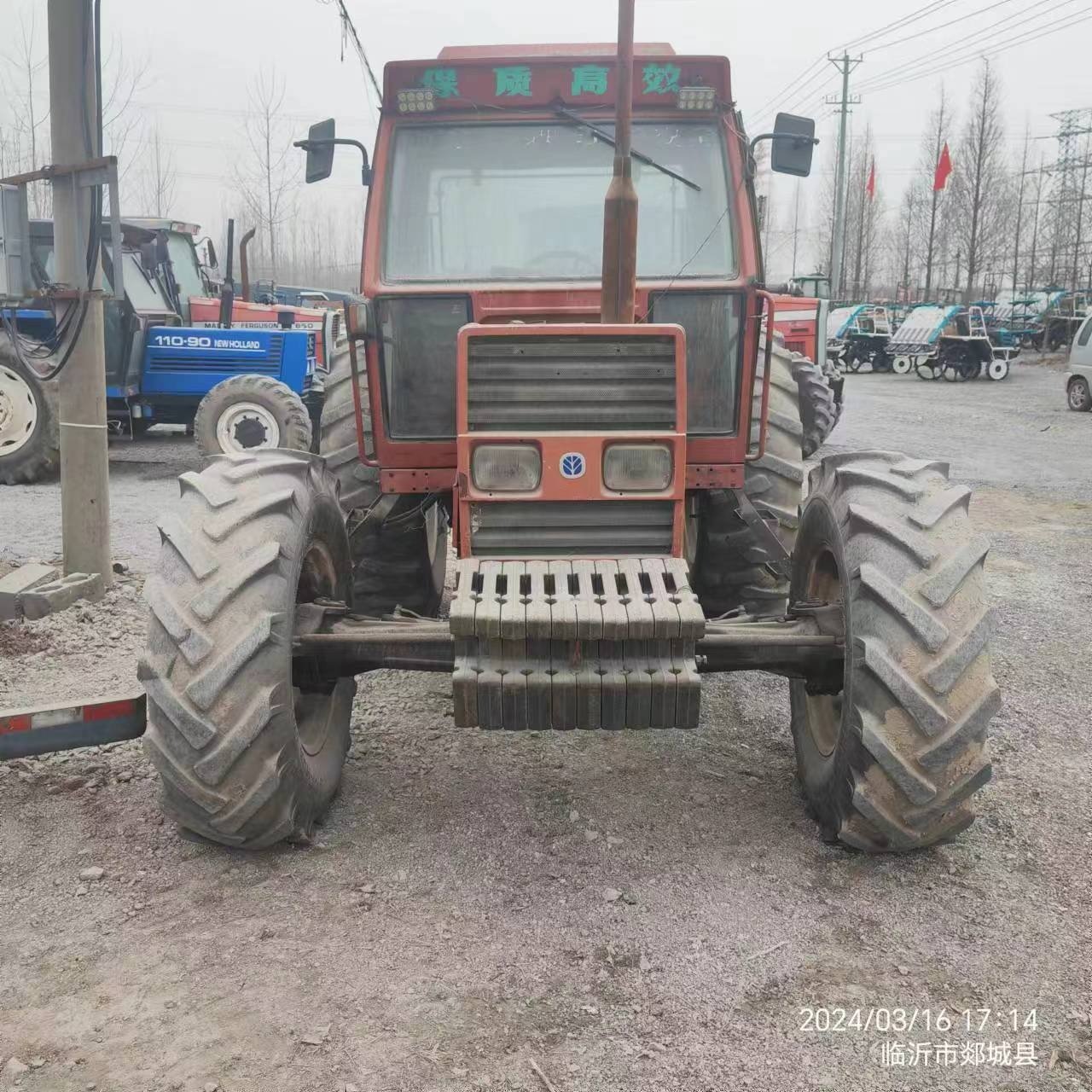 Used Farm Tractor Holland 110-90 Fiat Agricultural Tractors
