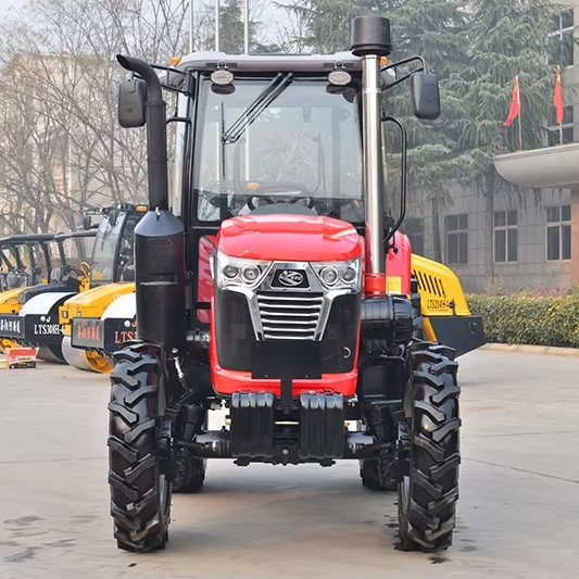 LUTONG 100HP Mini Farm Loader Tractor LTB1004 4WD with Core Components-Wheel Loader Pump Bearing for Agricultural Lawn Mower Use