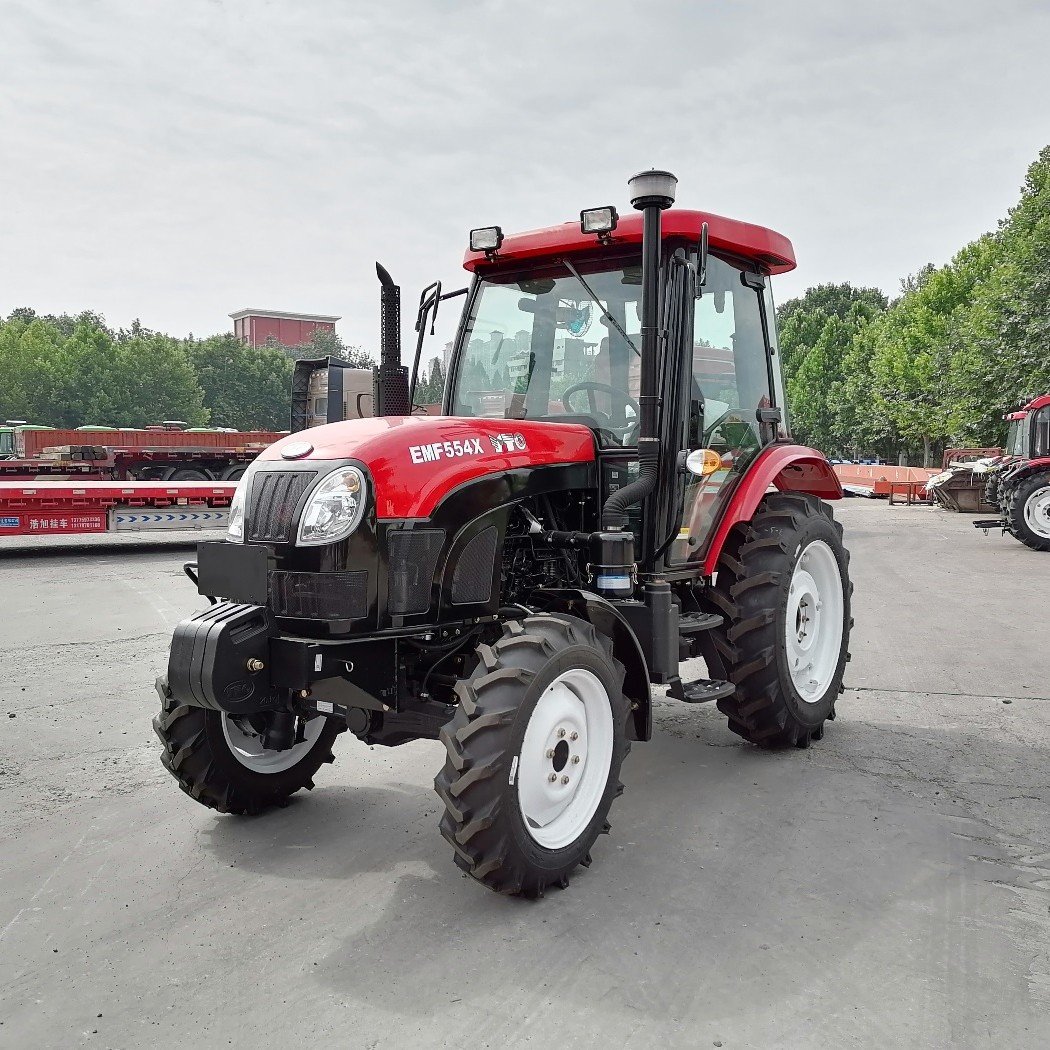 Chinese 60HP Farm Tractor YTO EME604 Wheel Tractor Agricultural Machine