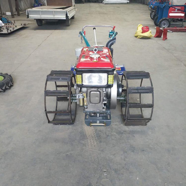 With Two Large Iron Wheels Paddy Field Use Tractor diesel Agricultural Walking Tractor Farm Garden Tillage Machine Manufacturers