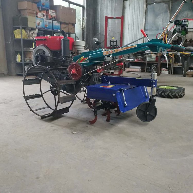 With Two Large Iron Wheels Paddy Field Use Tractor diesel Agricultural Walking Tractor Farm Garden Tillage Machine Manufacturers